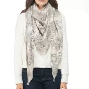 NEW INC International Concepts Snake Embossed Soft Triangle Scarf or Shawl